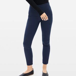 Everlane Navy Side-Zip Cotton Work Pant (Sz 4)